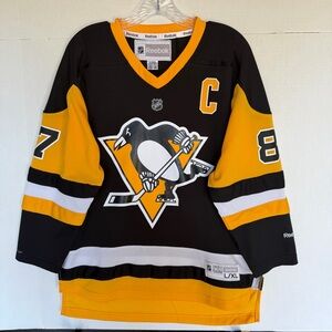 Reebok penguins hockey jersey.